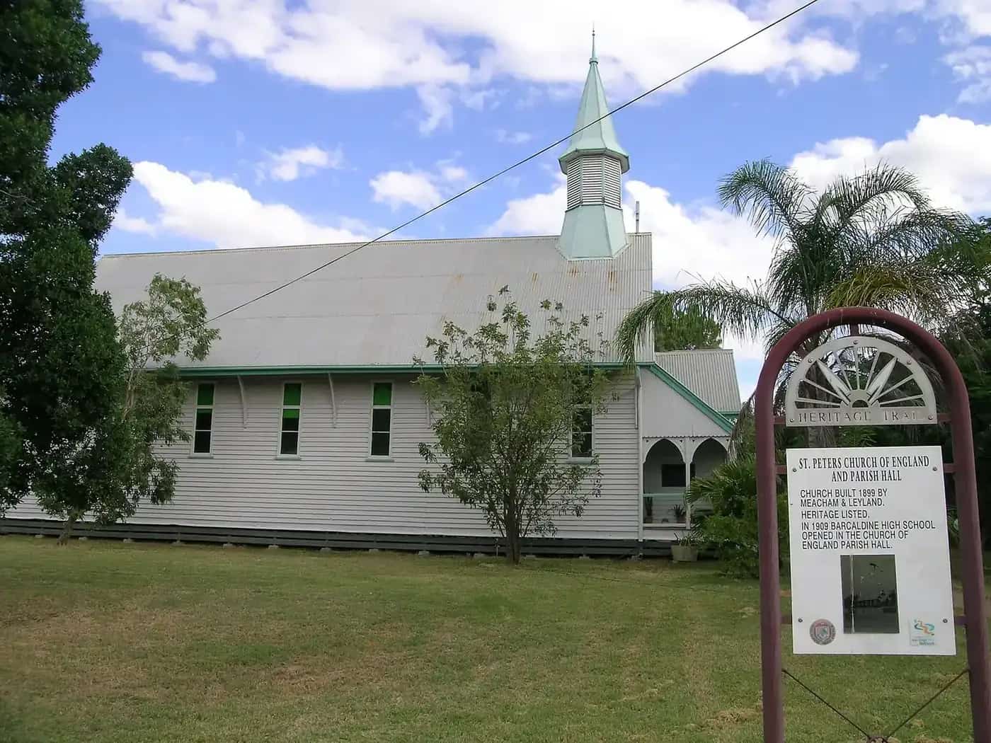 Heritage-listed St Peter's church, Barcaldine