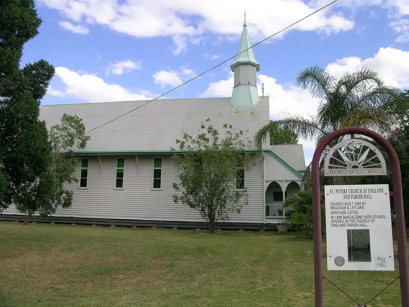 Heritage-listed St Peter's church, Barcaldine