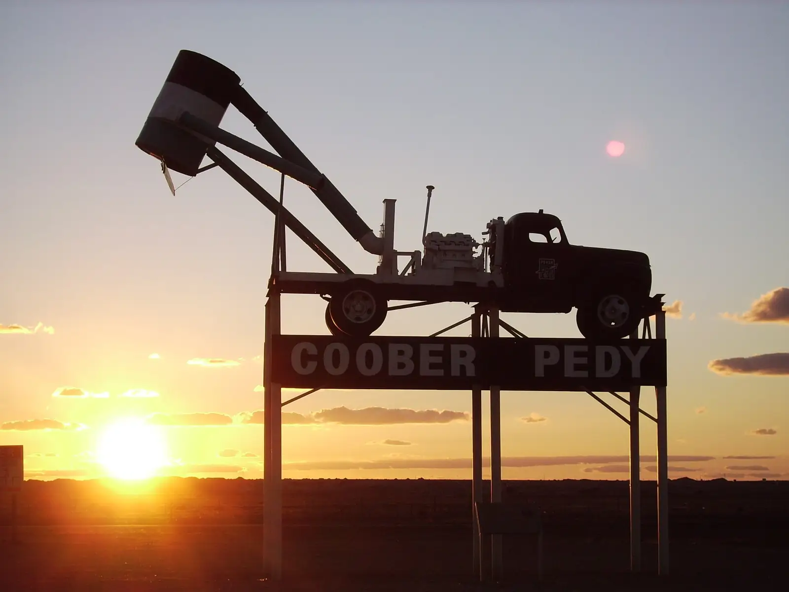 The opal mining town of Coober Pedy