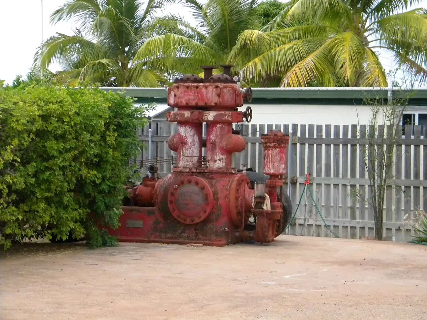 Historic machinery in Karumba, Queensland