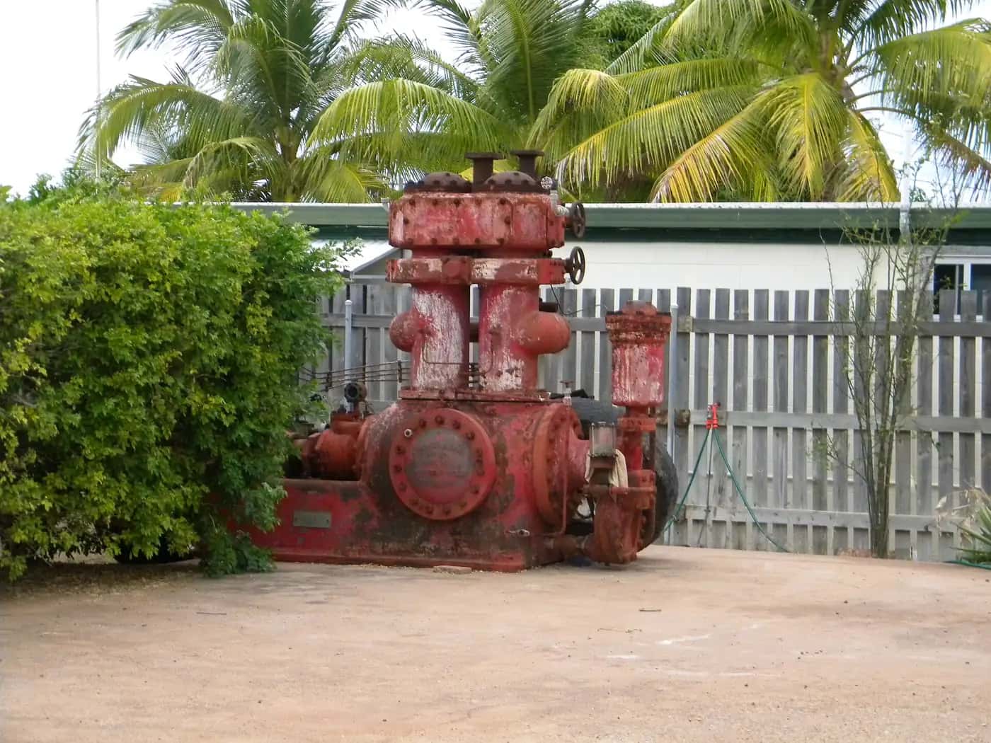 Historic machinery in Karumba, Queensland