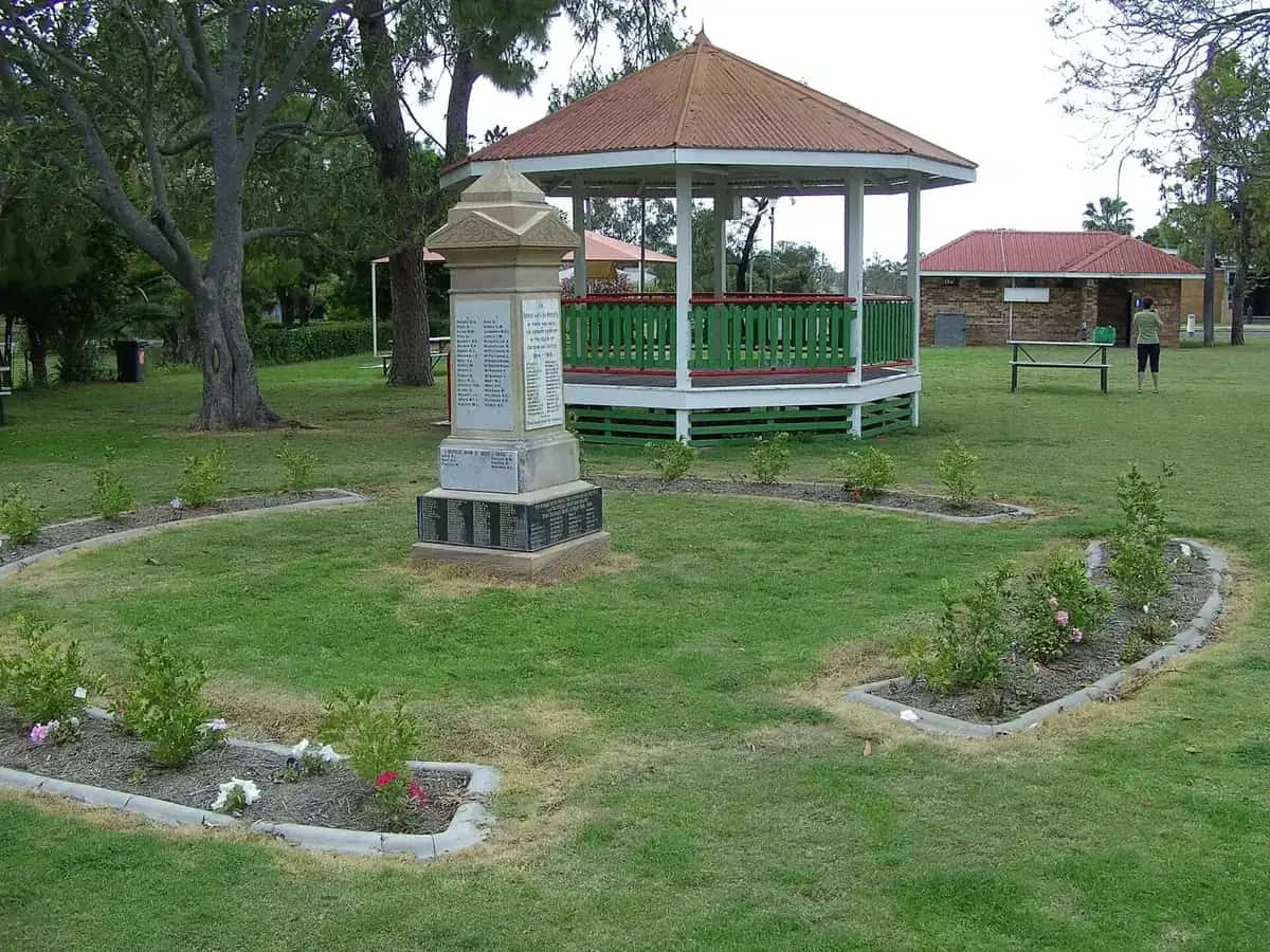 The Anzac memorial in Millmerran, Queensland