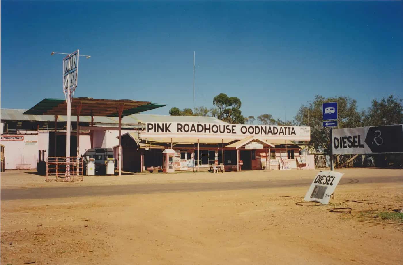 The Pink Roadhouse at Oodnadatta