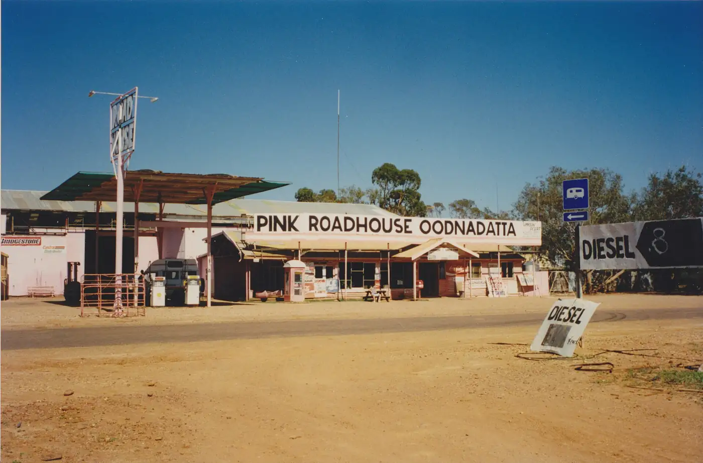 The Pink Roadhouse at Oodnadatta