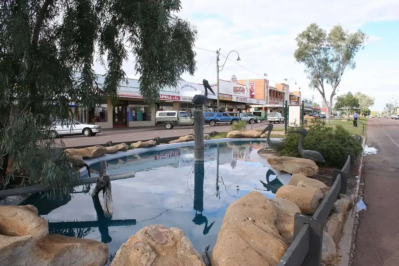 Main street of Winton, outback Queensland